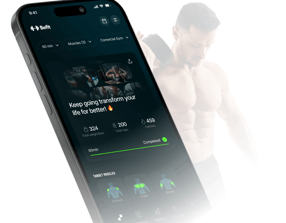 App Befit Mockup