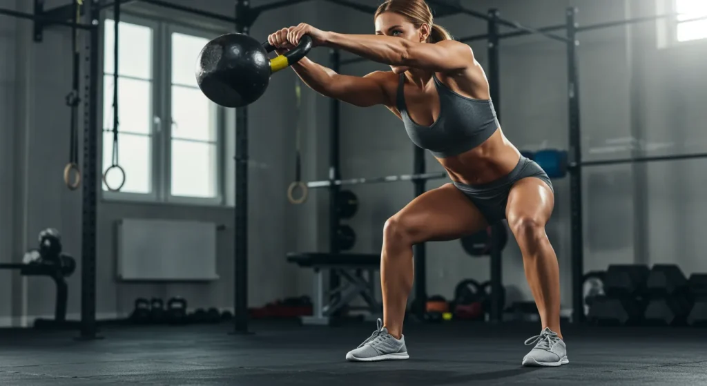Domina el kettlebell swing: Guía completa para un cuerpo fuerte