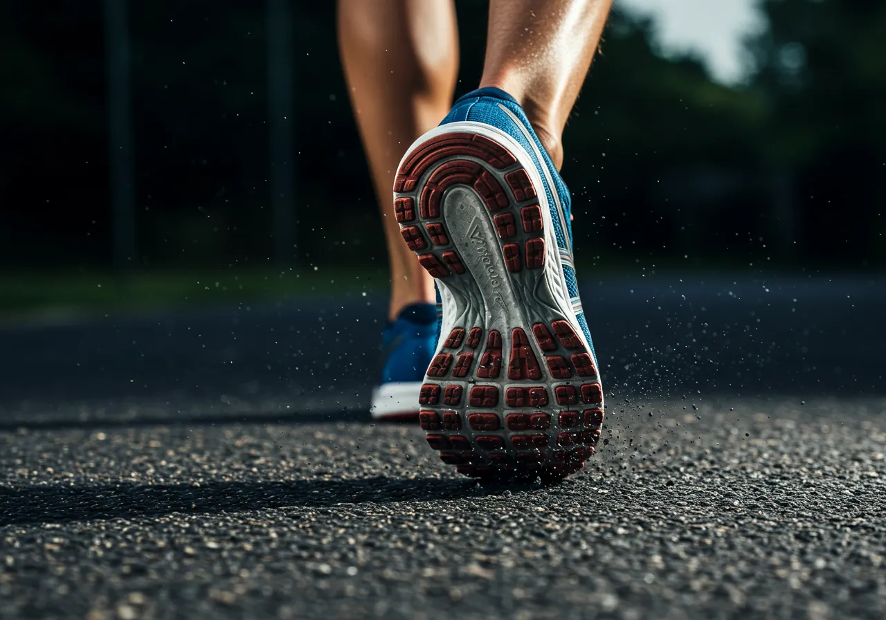 Mulher amarrando o cadarço do tênis para entender como escolher um tenis de corrida