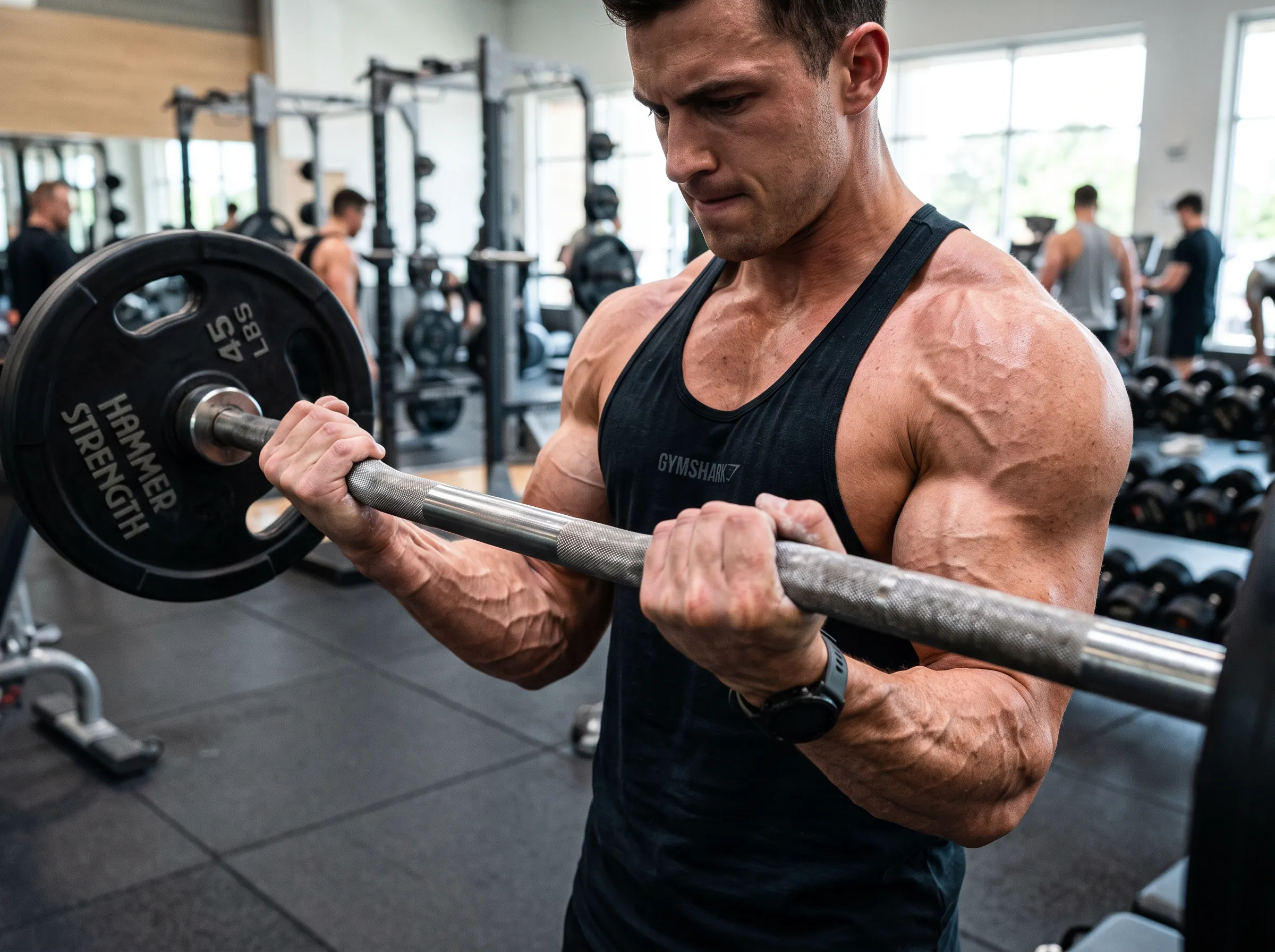 Técnica correcta para realizar el curl de bíceps en el gimnasio