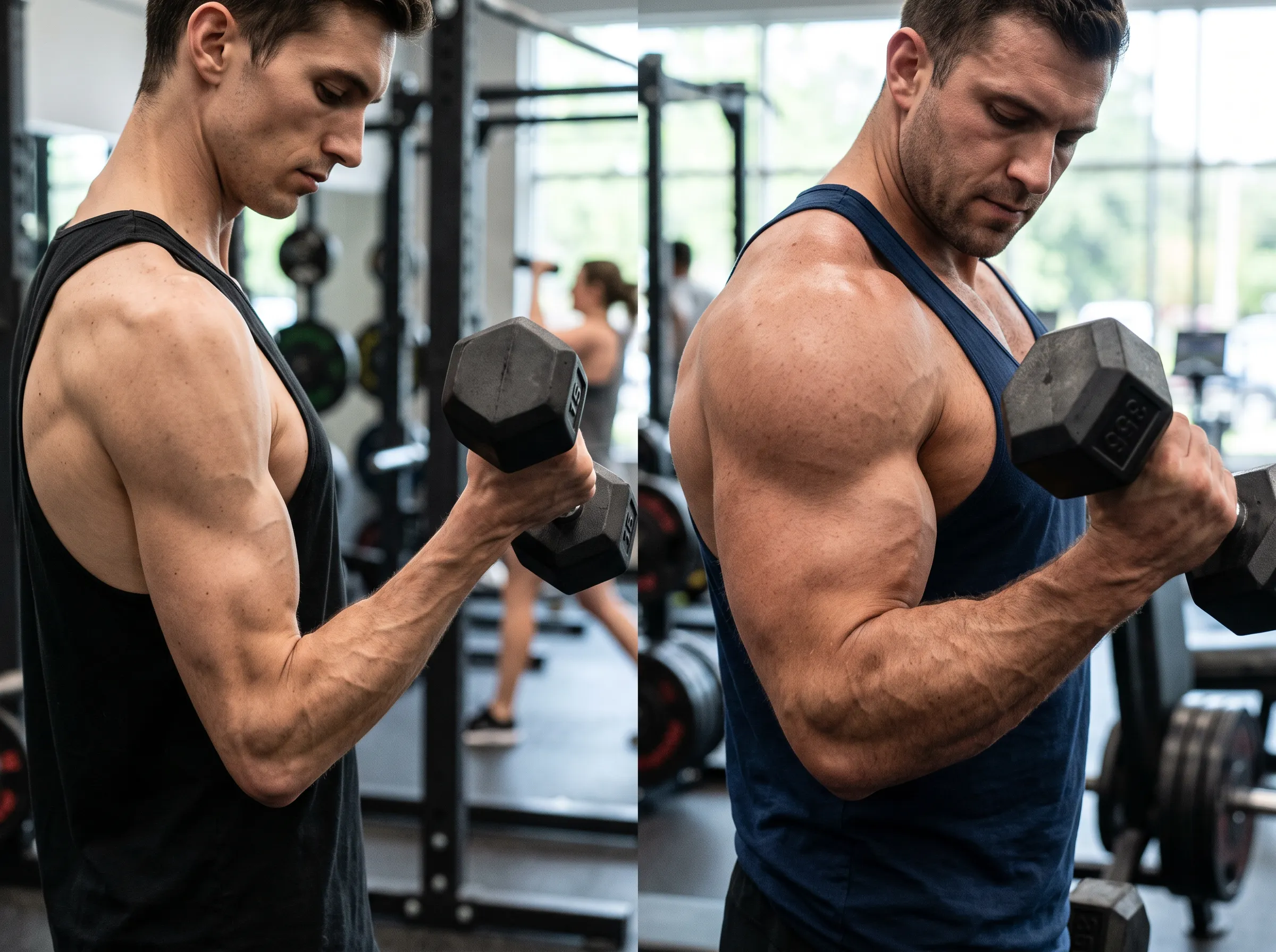 A fitness assessment showing ectomorph mesomorph and endomorph body types